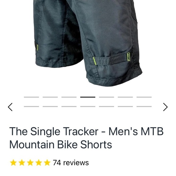 Urban cycling apparel the Single Tracker shorts black size XL - Picture 4 of 9